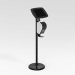 Bouncepad iPad Floor Stand iPad 11.0 11th Gen / Black / Front Camera Exposed Bouncepad Floor Stand + Brother Printer Bracket - iPad