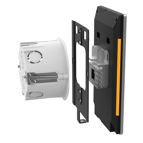 Modern 5.5-inch smart panel with WiFi 6, Bluetooth 5, and sleek wall-mount design