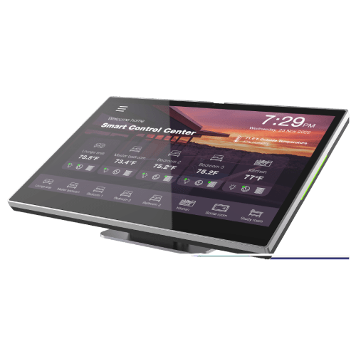 Elegant 15.6" smart touch server with built-in camera and premium design