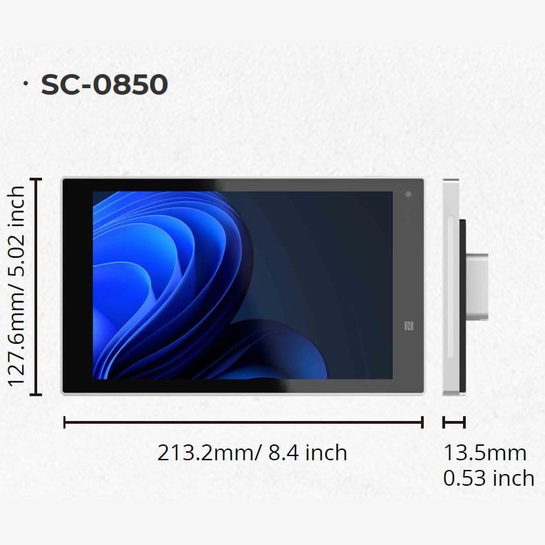 Luminen smart control with touch interface and streamlined installation