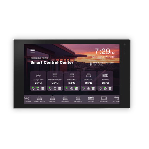 Luminen 8-inch smart control panel with integrated gateway and mini server