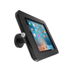 Tab Secure Wall Mount for iPads with adjustable portrait or landscape display.