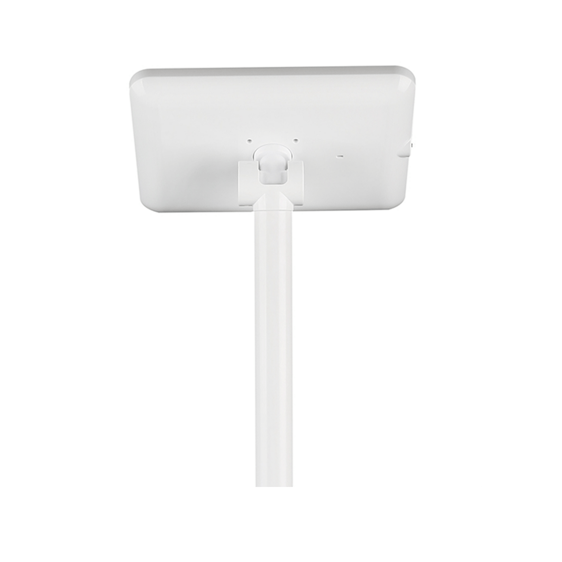 Retail-ready Tab Secure Floorstand for Microsoft Surface with tilt feature, exposed camera, and secure mounting.