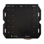 Qbic Panel PC Smart Meeting Room Hybrid Hub RJ45 ports for lamp, sensor connections