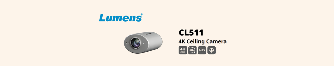 Lumens CL511 4K Ceiling Camera