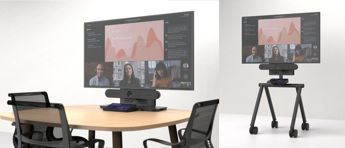 Heckler TV Mount Tabletop or Rolling Stand