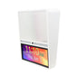 Advanced Network Devices IP Speaker with HD Display (IPSWDHD-MW), matte white PoE+ speaker with 8-inch driver and HD screen