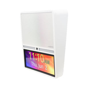 Advanced Network Devices IP Smart Button IP Speaker with HD Display, Matte White