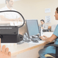 Advanced Network Devices Smart IP Button (IPBTN), compact PoE-powered button with SIP integration beneath table