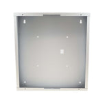 Advanced Network Devices surface mount enclosure for IP speaker, powder-coated steel housing.
