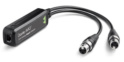 Audinate Dante AVIO Analog Input Adapter 2x0 (ADP-DAI-AU-2X0), main product image