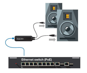 Audinate Adapter Dante AVIO Analog Output Adapter 0x2