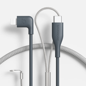 Bouncepad Cables & Power Reinforced 2m Lightning to USB-C Charge Cable