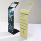 Bouncepad Tablet Accessory Wing Magnetic Branding Panel – Perfect for Trade Shows and Expos Display