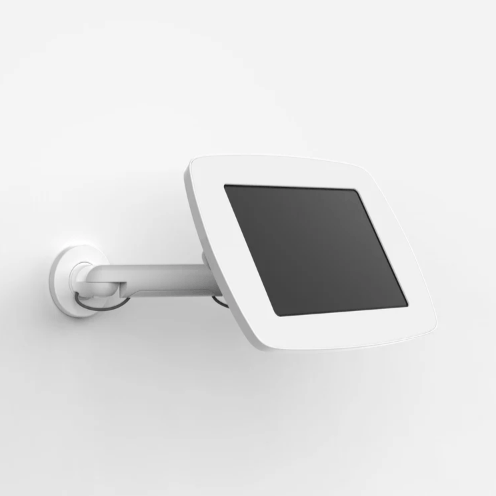 Bouncepad Tablet Enclosure iPad 10.2 8-9th Gen / White / Exposed Front Camera and Home Button Reach - iPad