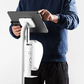 Bouncepad Universal Floor Stand Core Elevate + Brother Printer Mount