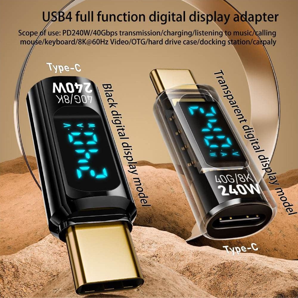 C-Link Tablet Enclosure USB-C 240W Power Delivery Adapter USB4, PD 3.1, 8K Video Support