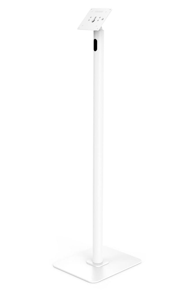 White Compulocks Tablet Enclosure White VESA Floor Stand - Swift
