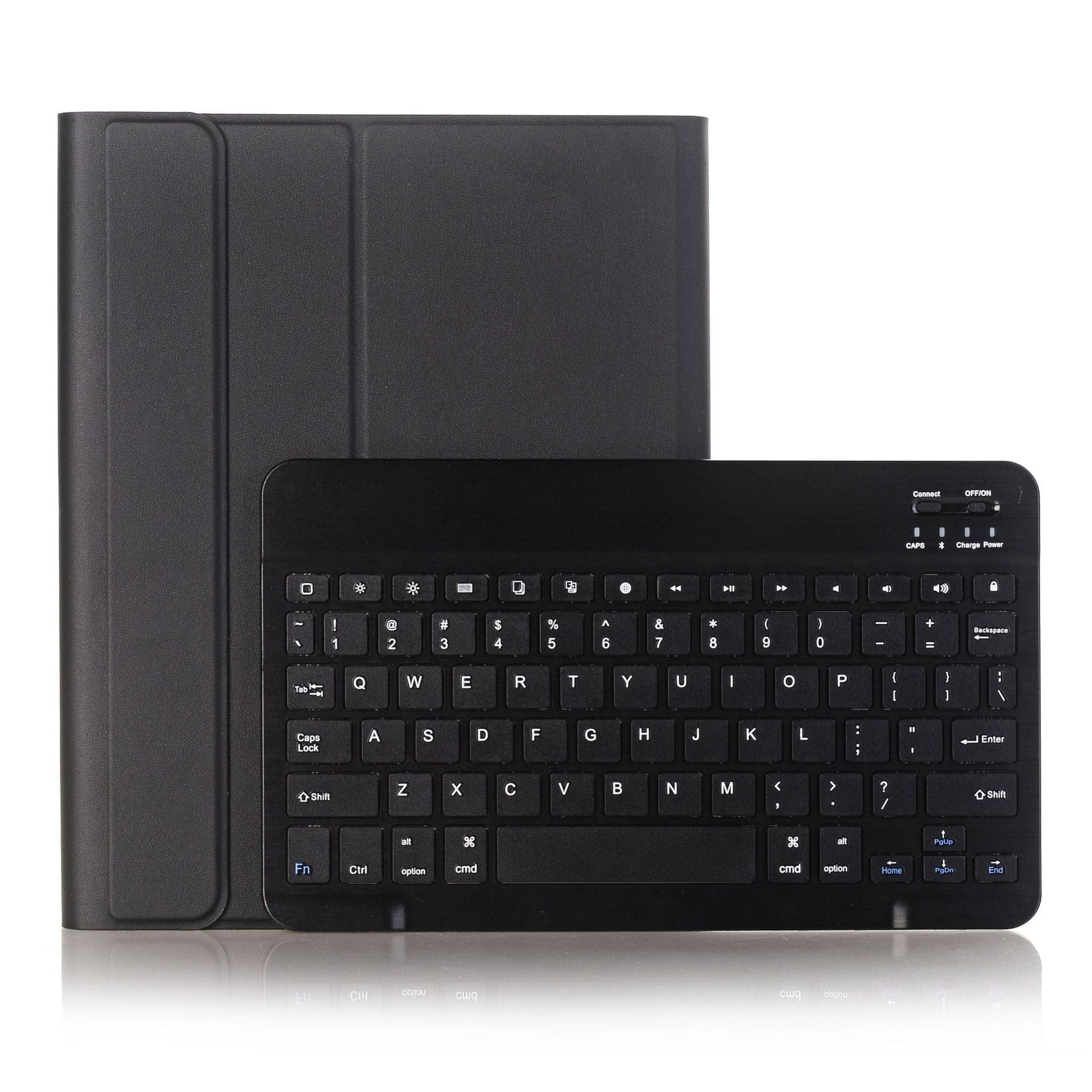 Generic - Grip Case Tablet Case Bluetooth Keyboard with Leather Folio for iPad 10.2 7-9th Gen