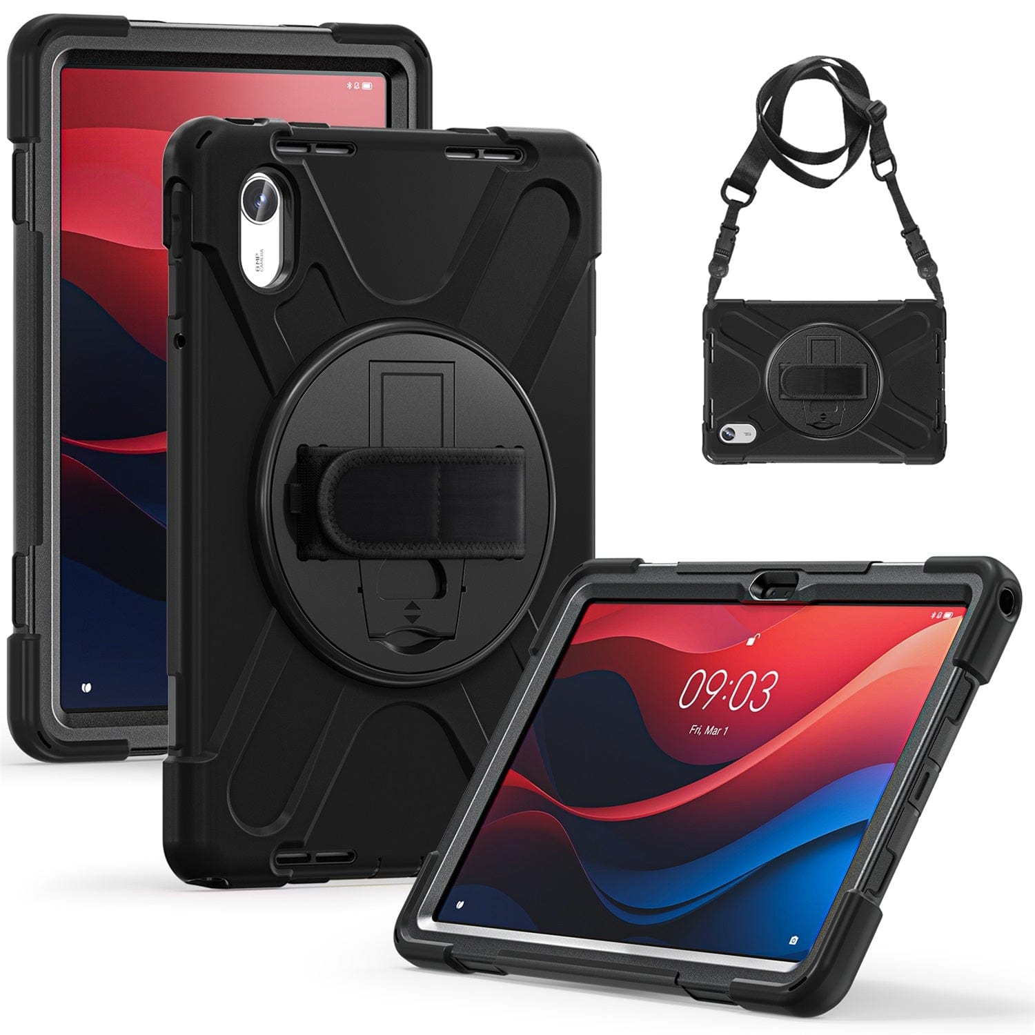 Generic - Grip Case Tablet Case Shoulder and Hand Strap Case - Lenovo tab M11