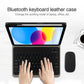 Generic - Grip Case Tablet Enclosure Bluetooth Keyboard with Leather Folio for iPad 11" 11th Gen