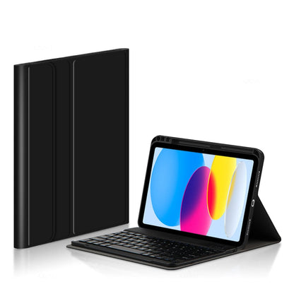Generic - Grip Case Tablet Enclosure Bluetooth Keyboard with Leather Folio for iPad 11" 11th Gen