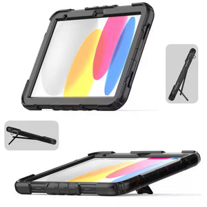 Generic - Grip Case Tablet Enclosure Survivor Case - iPad 11" 11th Gen Built-In Screen Protector