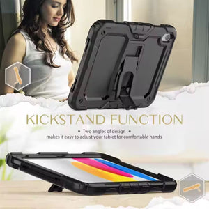 Generic - Grip Case Tablet Enclosure Survivor Case - iPad 11" 11th Gen Built-In Screen Protector