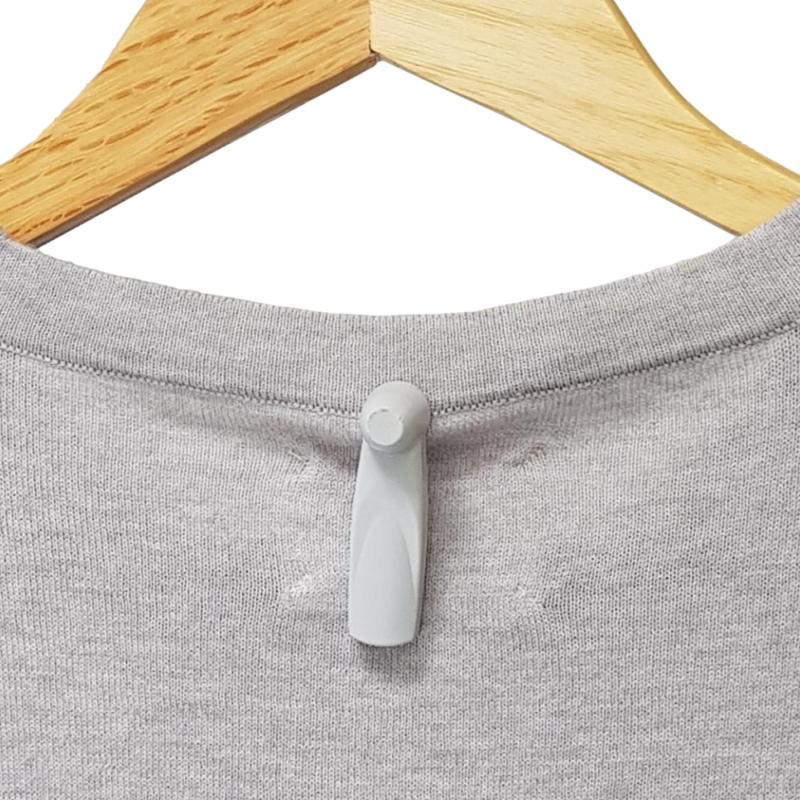 Retail security pencil tag in grey for clothing and sporting goods