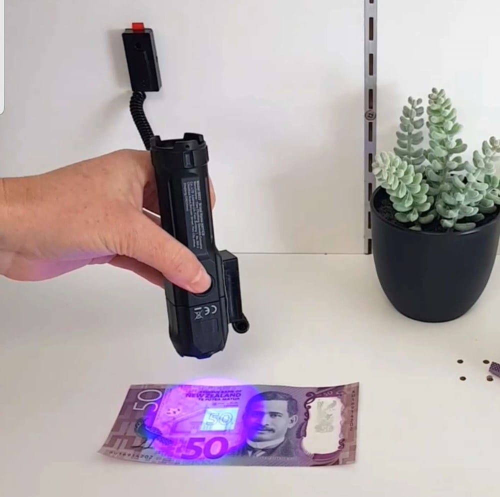 Generic Loss Prevention Ultraviolet Flashlight - UV Torch