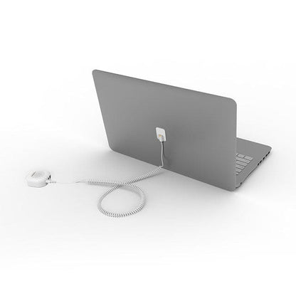 Anti-Theft Alarm Tether with Adhesive End, 100dB Security Cable (HT-3010-LW) in white, main product image