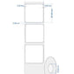 RF white square label, 30 x 30 mm (ET-L3110), additional view 3