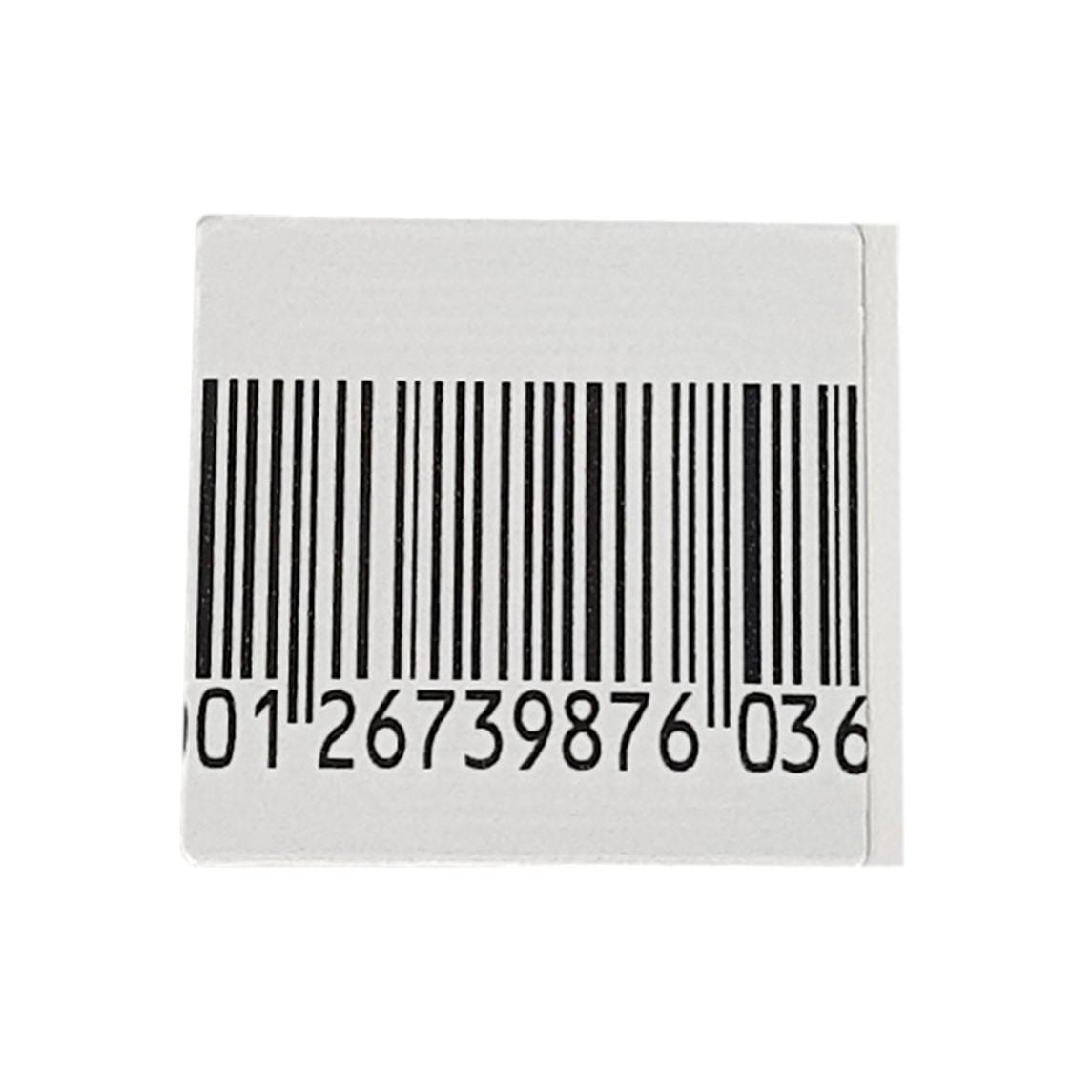 Generic Soft Tag RF White Square Label with Barcode - 30x30mm