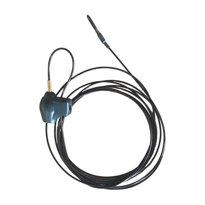 Security Tether Quick Release Clasp with Loop End, 1800mm, black, main product image