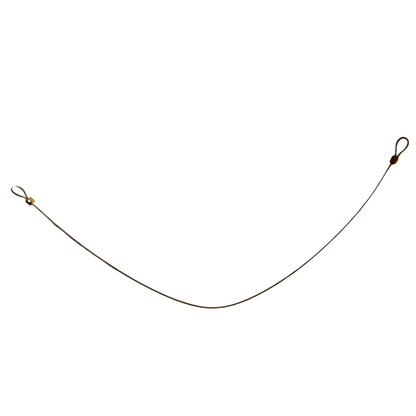 Stainless steel 30cm tether with loop end, adjustable, main product image