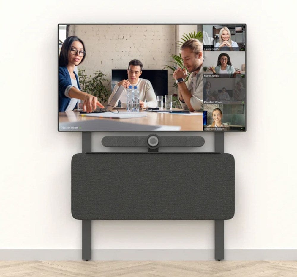 Heckler AV Hardware Black Grey Video Meeting Hub for Heckler AV Wall