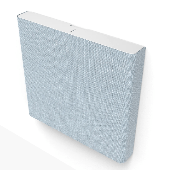 Rigid Powder-coated Aluminum Frame and Elegant Blue Maharam Fabric Finish