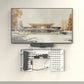 Heckler Credenza Neo with integrated cable management and universal camera mount, designed for clean video bar setup.
