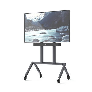 Heckler TV Cart Accessory Black Soundbar Mount for Heckler AV Cart