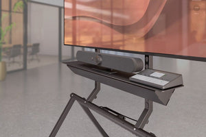 Heckler TV Cart Accessory Hub for Heckler Mobile Fleet - Black
