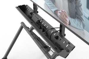 Heckler TV Cart Accessory Hub for Heckler Mobile Fleet - Black