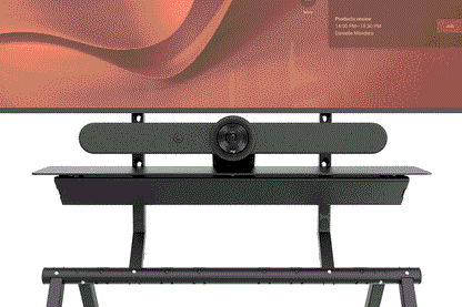 Heckler Rally Bar Mount for Heckler Mobile Fleet (H1042-BK), black, main product image