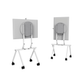 Heckler TV Cart Armour Heckler Rolling Stand For Surface Hub 3