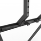 Heckler Collaboration Stand (H1040-BK), close-up of cable routing system keeping AV connections neat.
