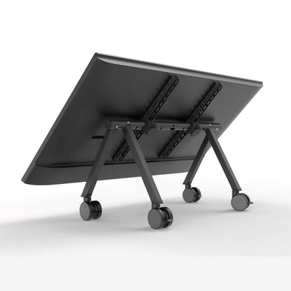 Heckler Confidence Stand for Large or Small Displays, 75-inch display tilted at 45 degrees