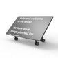 Heckler Confidence Stand for Large or Small Displays (H1010-BK), Large Displays, corporate training setup