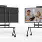 Heckler XL Display Stand (H1050-BK), nested for space-saving storage