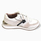 MiTag Pencil with Lanyard, 130mm tag securing a shoe for footwear and high-value retail items.