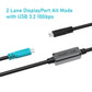 Newnex 15m C-C USB 3.1 cable, 10Gbps, PD 30W, 6.4mm OD, C male to C male (ULK10G-CC-15M), additional view 4