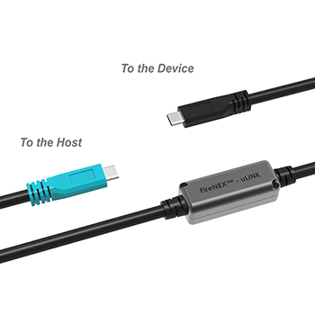 Newnex Cables & Power 8m C-C USB 3.1 - 10Gbps - PD 60w - 6.4mm OD - C Male to C Male